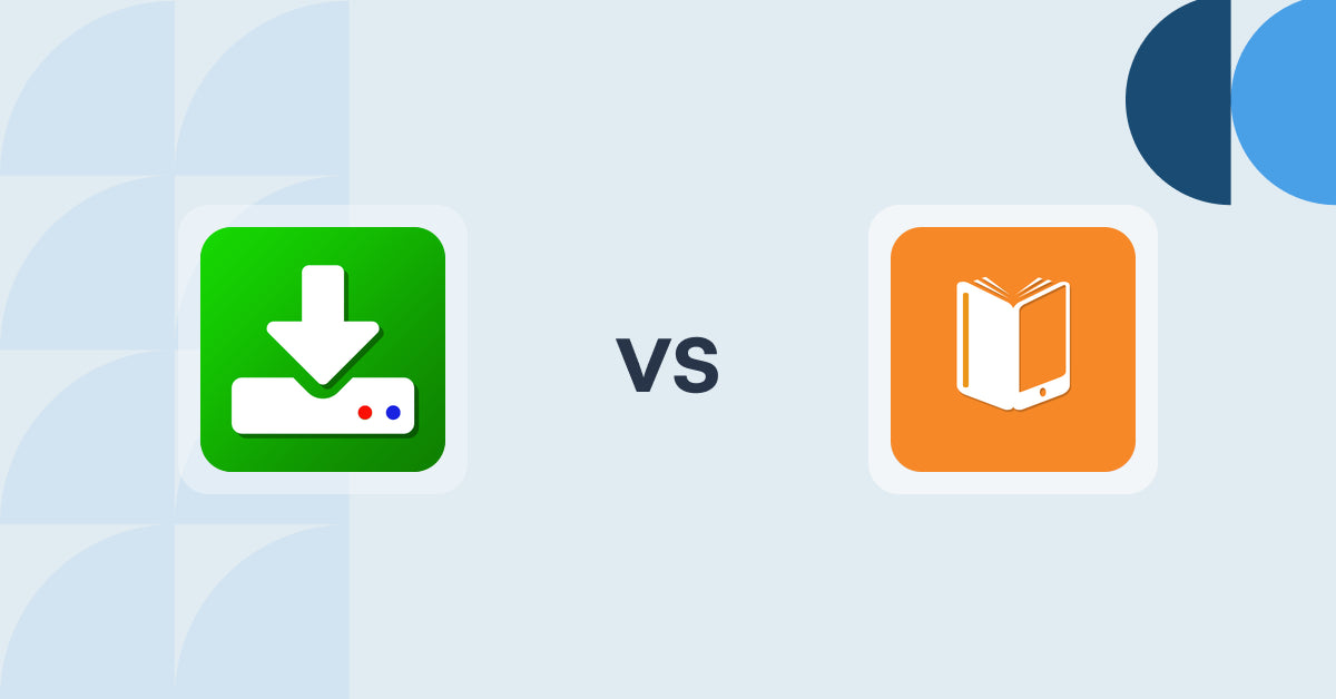 Shopify Digital Products Apps: Uplinkly Digital Downloads vs VitalSource Digital Sync