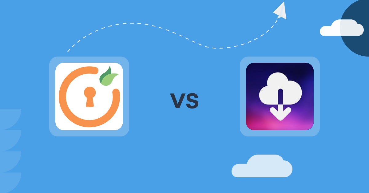 Shopify Digital Products Apps: miniOrange: Course Builder vs Fileflare Digital Downloads