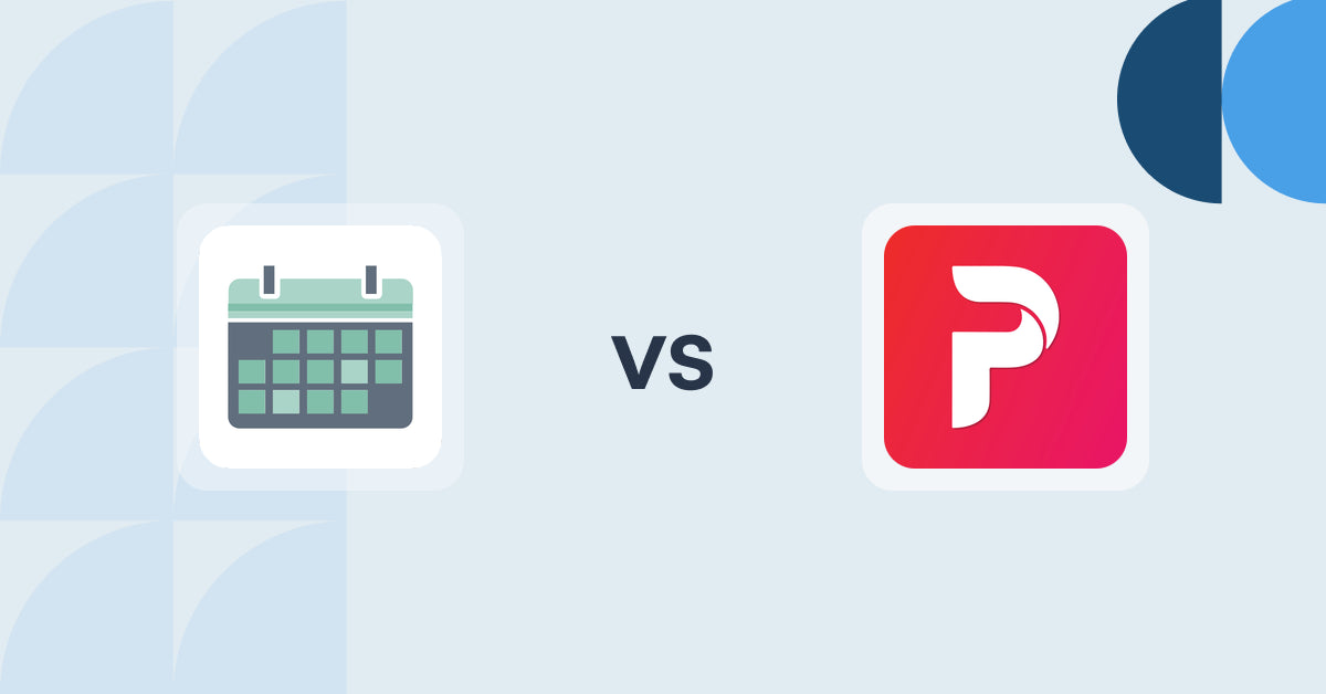 Shopify Digital Products Apps: Appointment Booking App ointo vs Free Digital Download Pendora