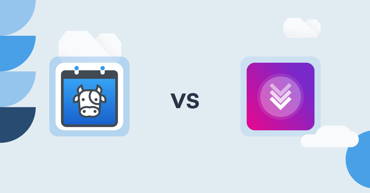 Shopify Digital Products Apps: Appointment Booking Cowlendar vs Downly ‑ Sell Digital Products