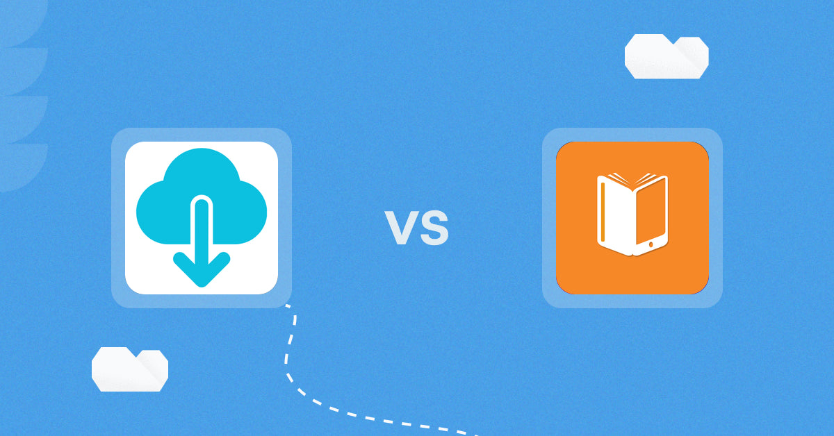 Shopify Digital Products Apps: LDT Digital Downloads vs VitalSource Digital Sync