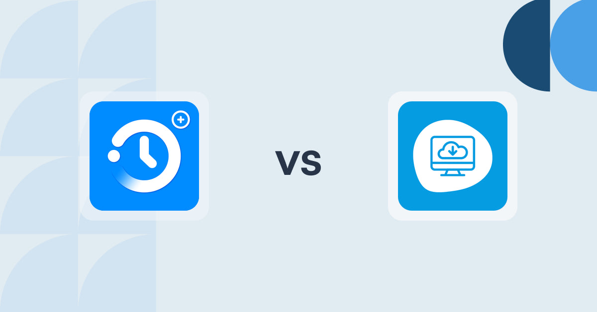 Shopify Digital Products Apps: Meety: Appointment Booking vs Extendons Digital Downloads