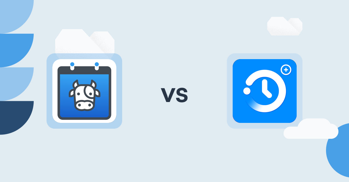 Shopify Digital Products Apps: Appointment Booking Cowlendar vs Meety: Appointment Booking