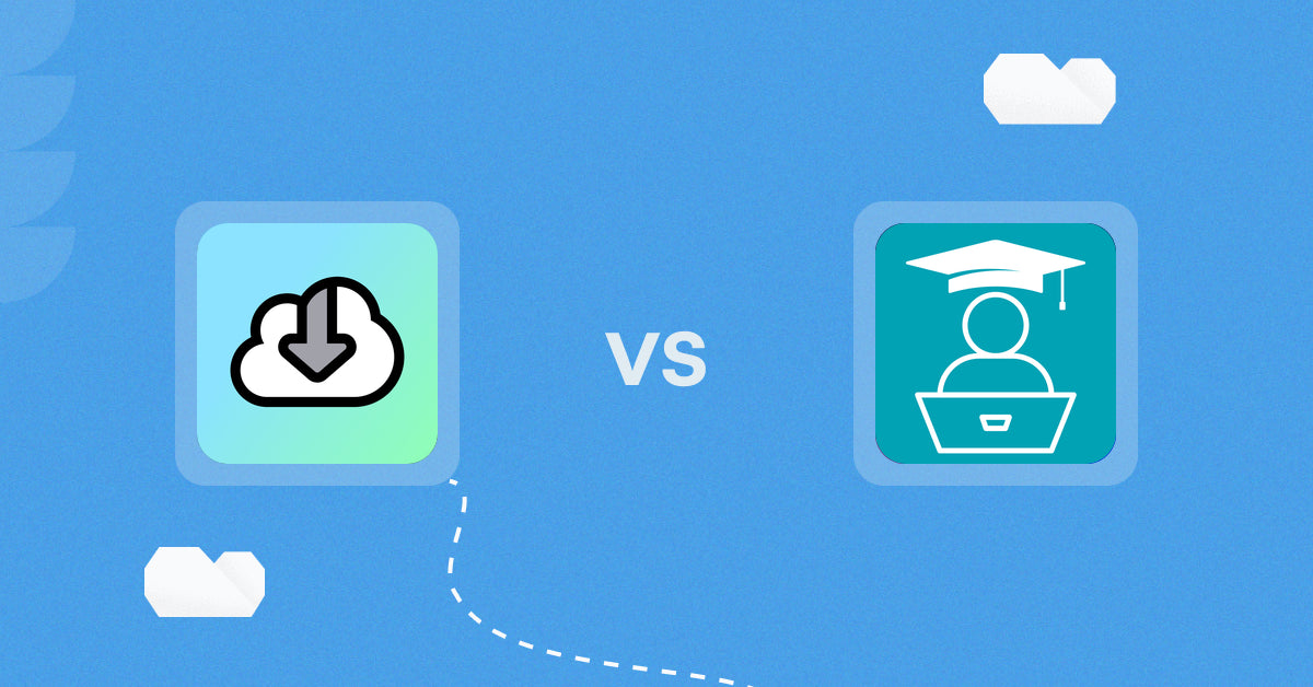 Shopify Digital Products Apps: Digital Downloads vs LDT Online Courses