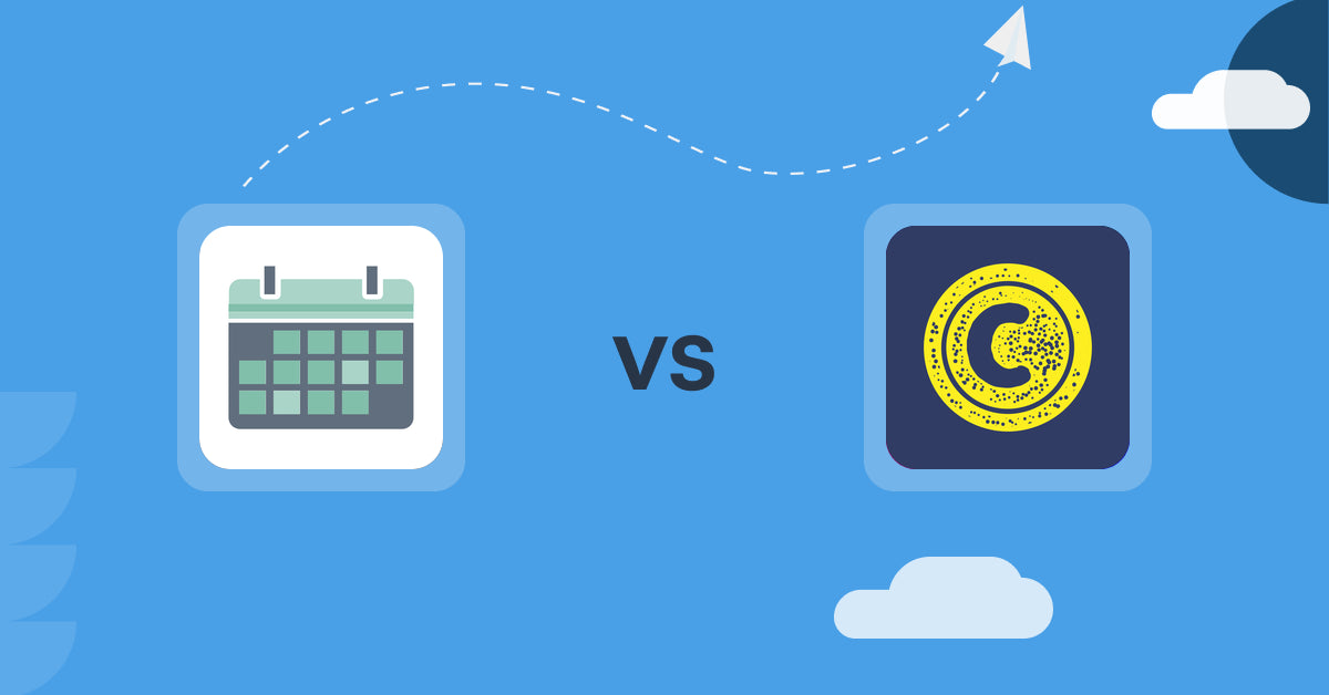 Shopify Digital Products Apps: Appointment Booking App ointo vs. LemonInk