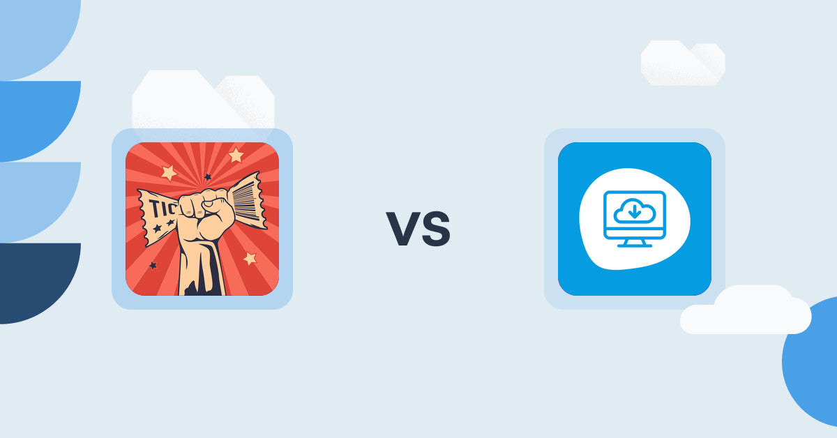 Shopify Digital Products Apps: Event Ticketing vs Extendons Digital Downloads