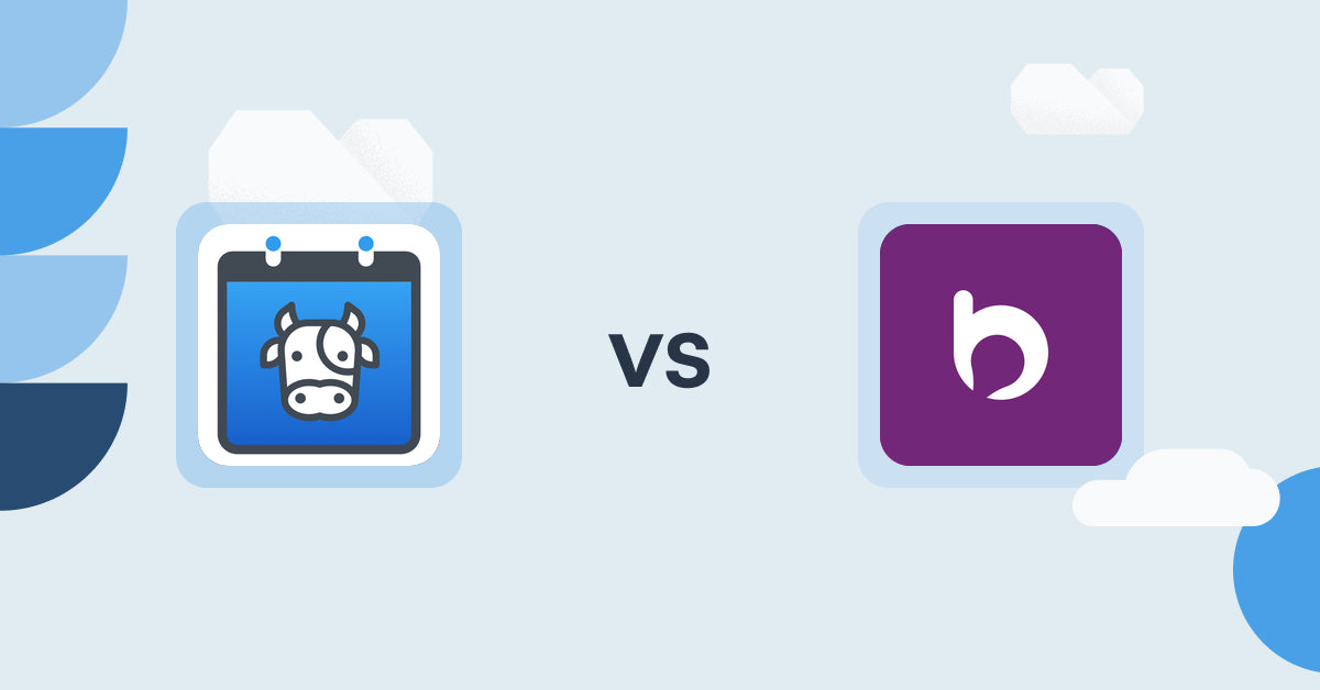 Shopify Digital Products Apps: Appointment Booking Cowlendar vs Binkey Bursements