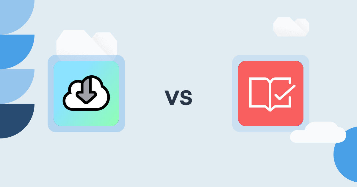 Shopify Digital Products Apps: Digital Downloads vs Appointment Booking App | BTA