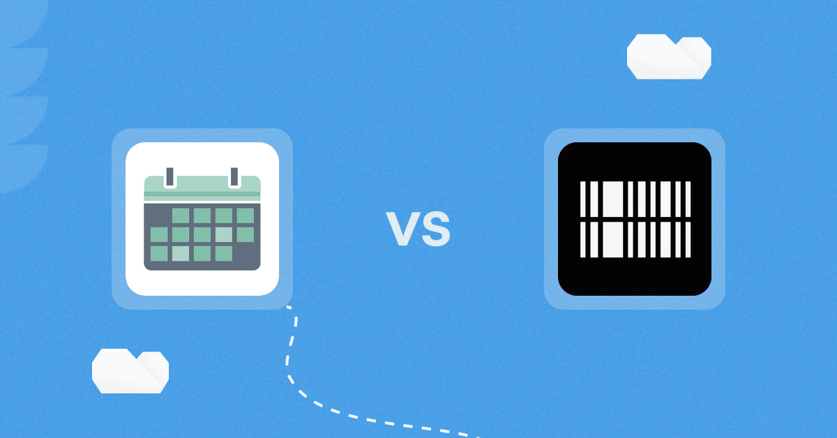 Shopify Digital Products Apps: Appointment Booking App ointo vs CODEGEN & DELIVERY