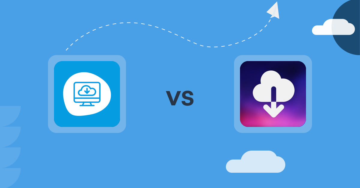 Shopify Digital Products Apps: Extendons Digital Downloads vs. Fileflare Digital Downloads