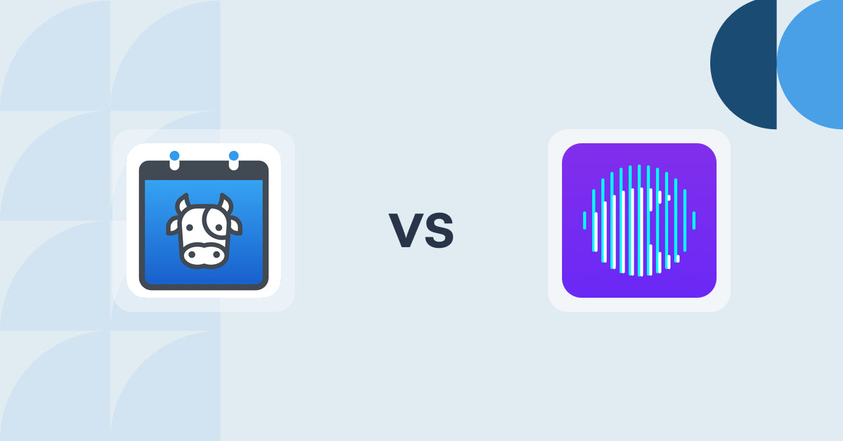 Shopify Digital Products Apps: Appointment Booking Cowlendar vs. AWPlayer