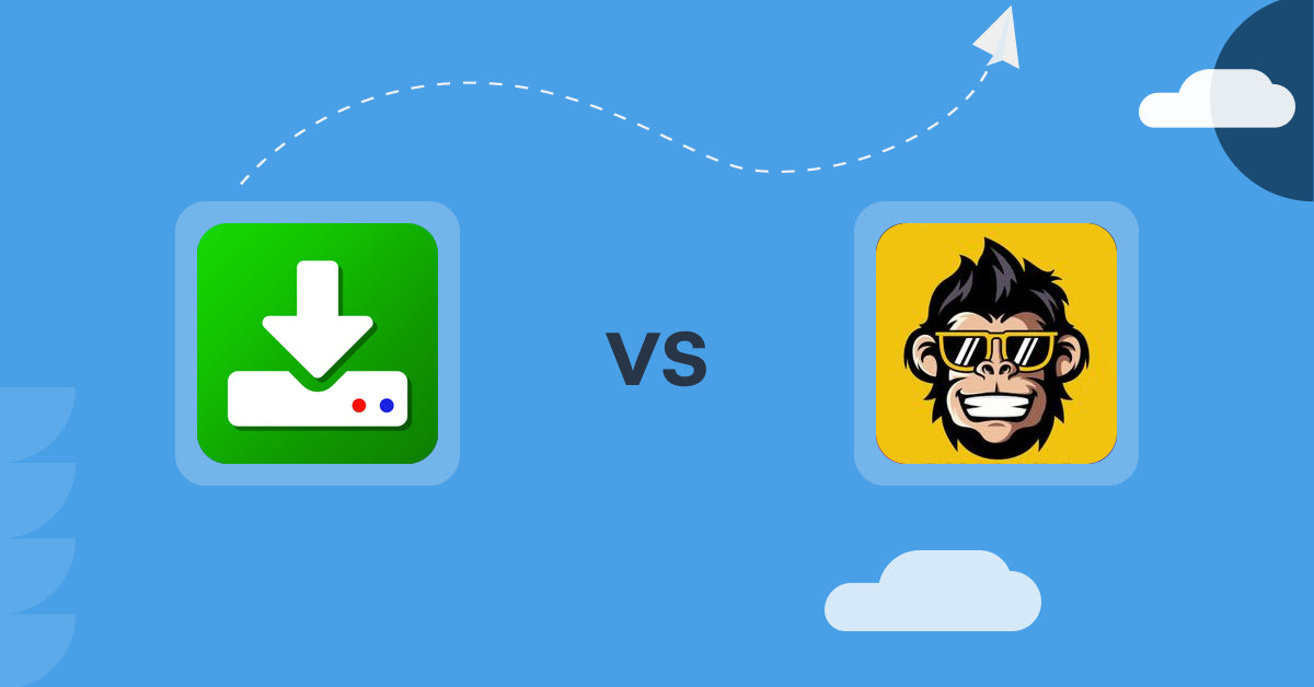 Shopify Digital Products Apps: Uplinkly Digital Downloads vs Online Courses Ape