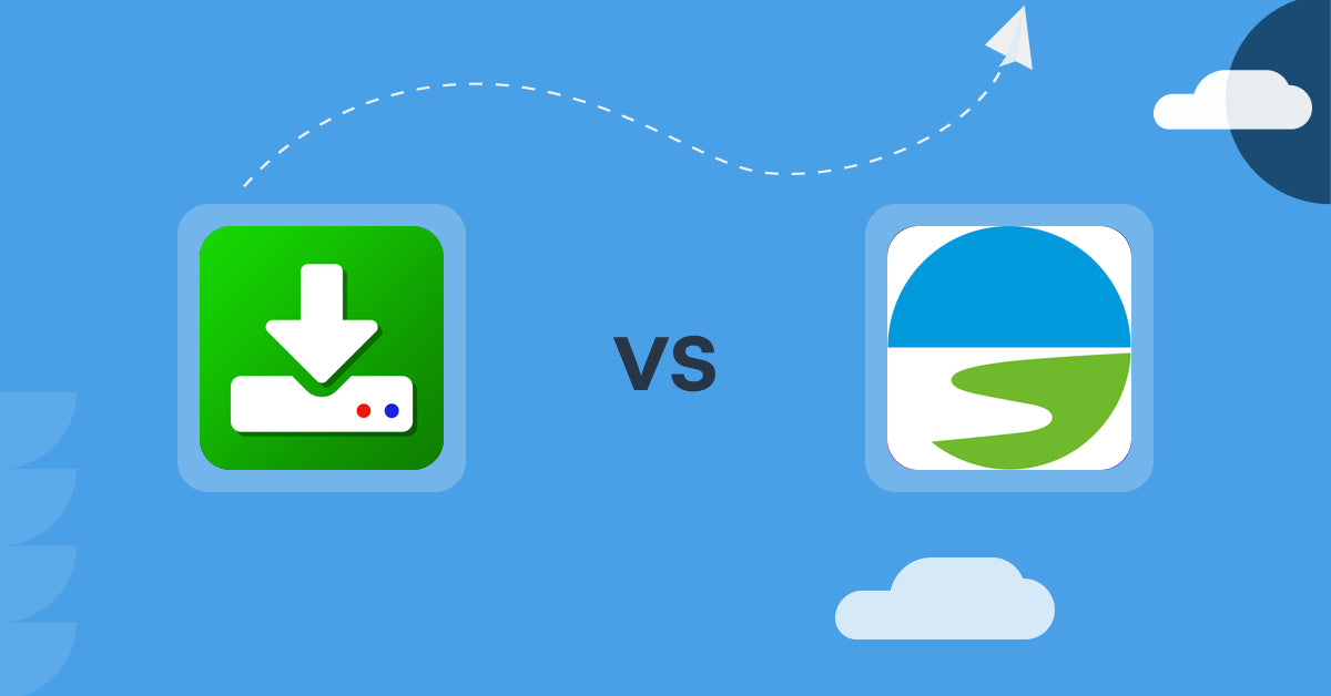 Shopify Digital Products Apps: Uplinkly Digital Downloads vs Carbon Offset Cloud