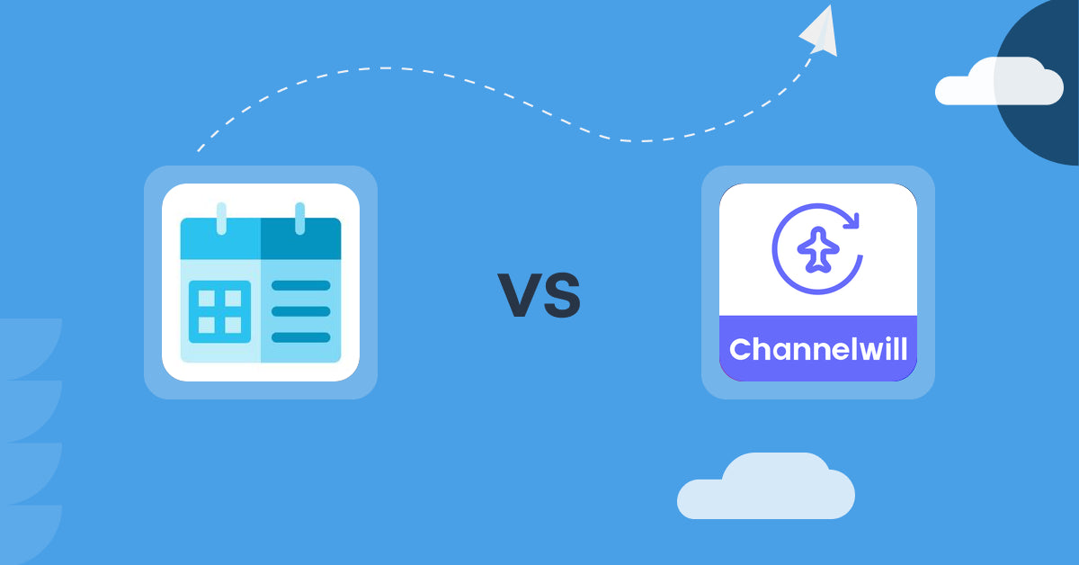 Shopify Digital Products Apps: Appointment Booking Appntly vs Channelwill Upsell Cross Sell