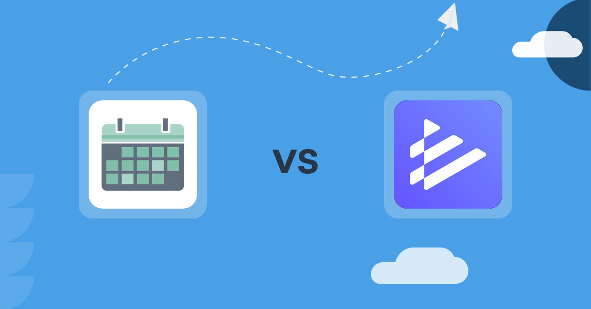 Shopify Digital Product Apps: Appointment Booking App ointo vs. Tuneboom