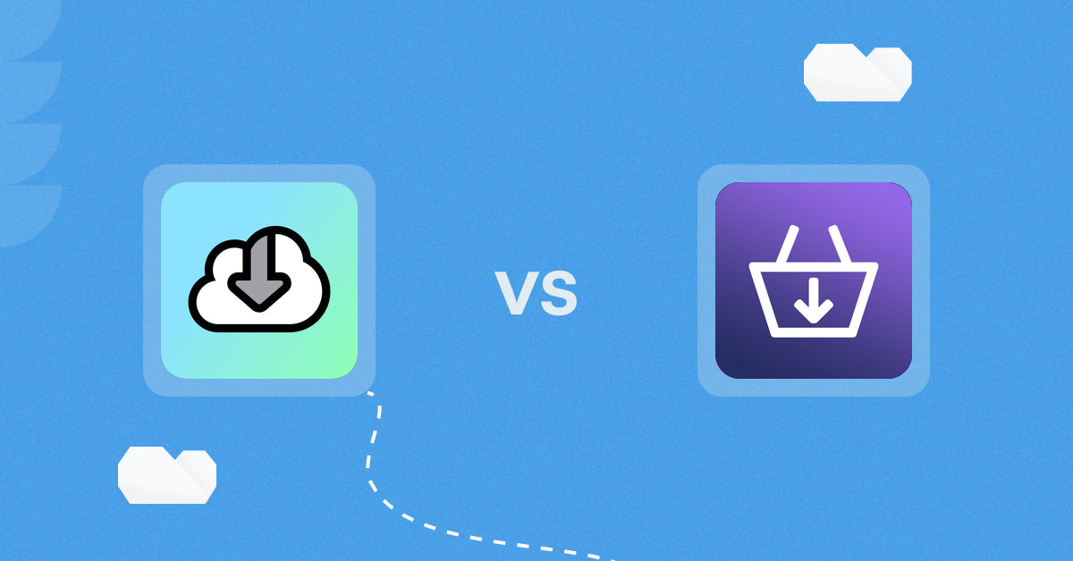 Shopify Digital Products Apps: Digital Downloads vs. DigiCart