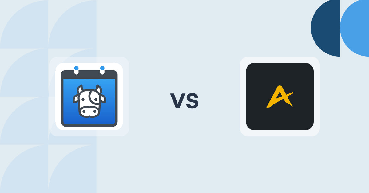 Shopify Digital Products Apps: Appointment Booking Cowlendar vs. Arc ‑ Digital Content Sales