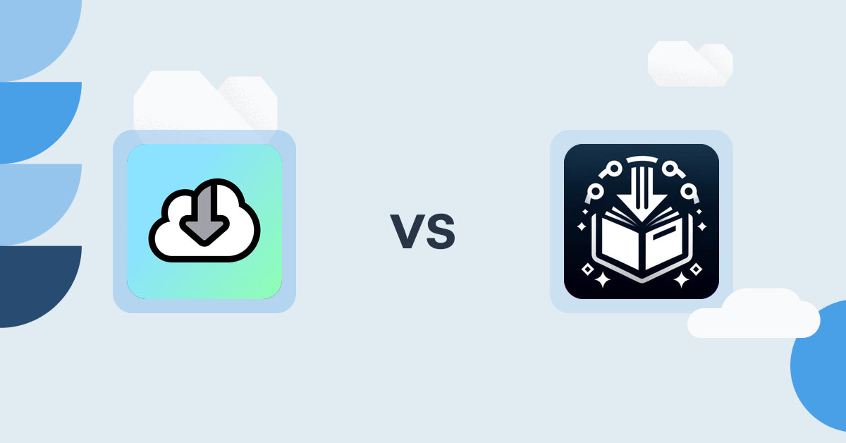 Shopify Digital Products Apps: Digital Downloads vs. Produits Digitals‑Digiproduit