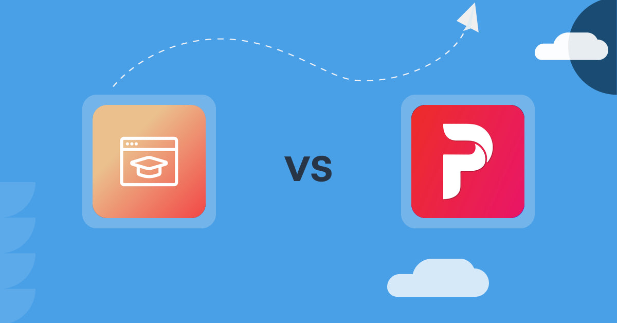 Shopify Digital Products Apps: Courses Plus vs Free Digital Download Pendora