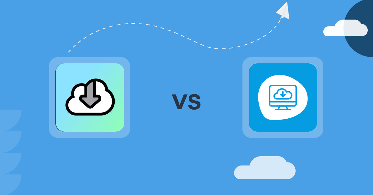 Shopify Digital Products Apps: Digital Downloads vs Extendons Digital Downloads