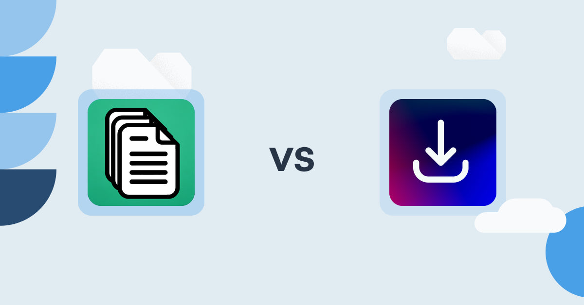 Shopify Digital Products Apps: OrderDocs Pro Print & Email vs Digital Downloads ‑ Sellkite