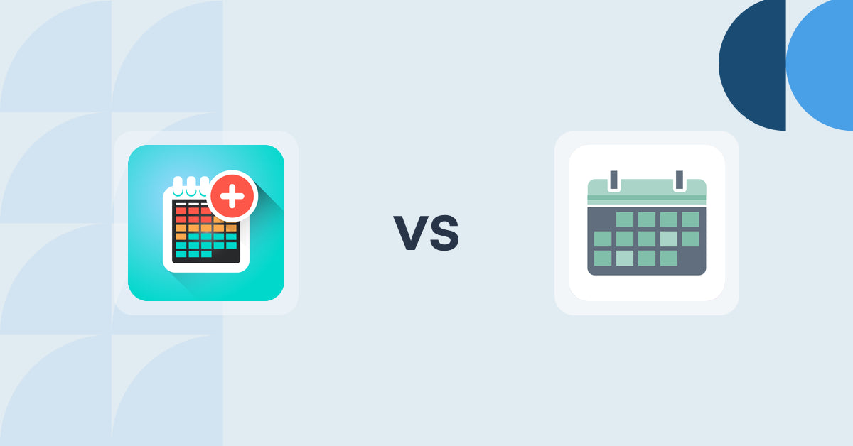 Shopify Digital Products Apps: Appointment Booking ‑ Propel vs. Appointment Booking App ointo