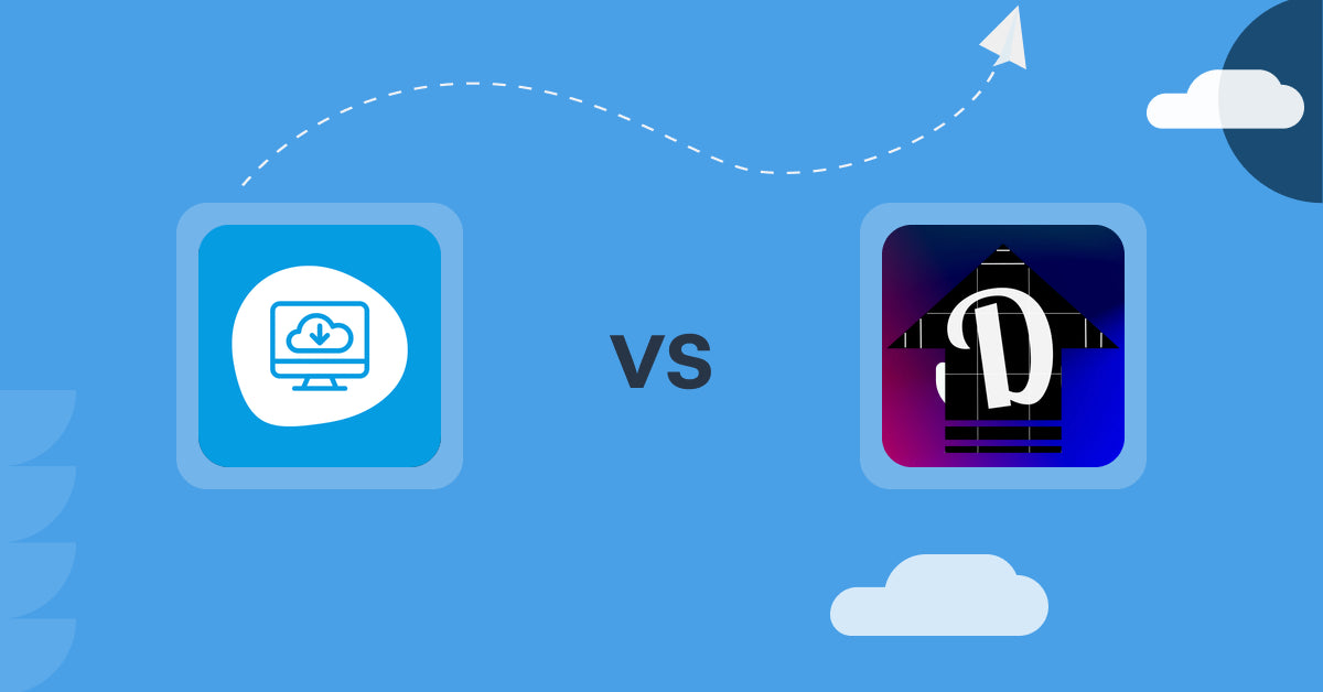 Shopify Digital Products Apps: Extendons Digital Downloads vs Digitload