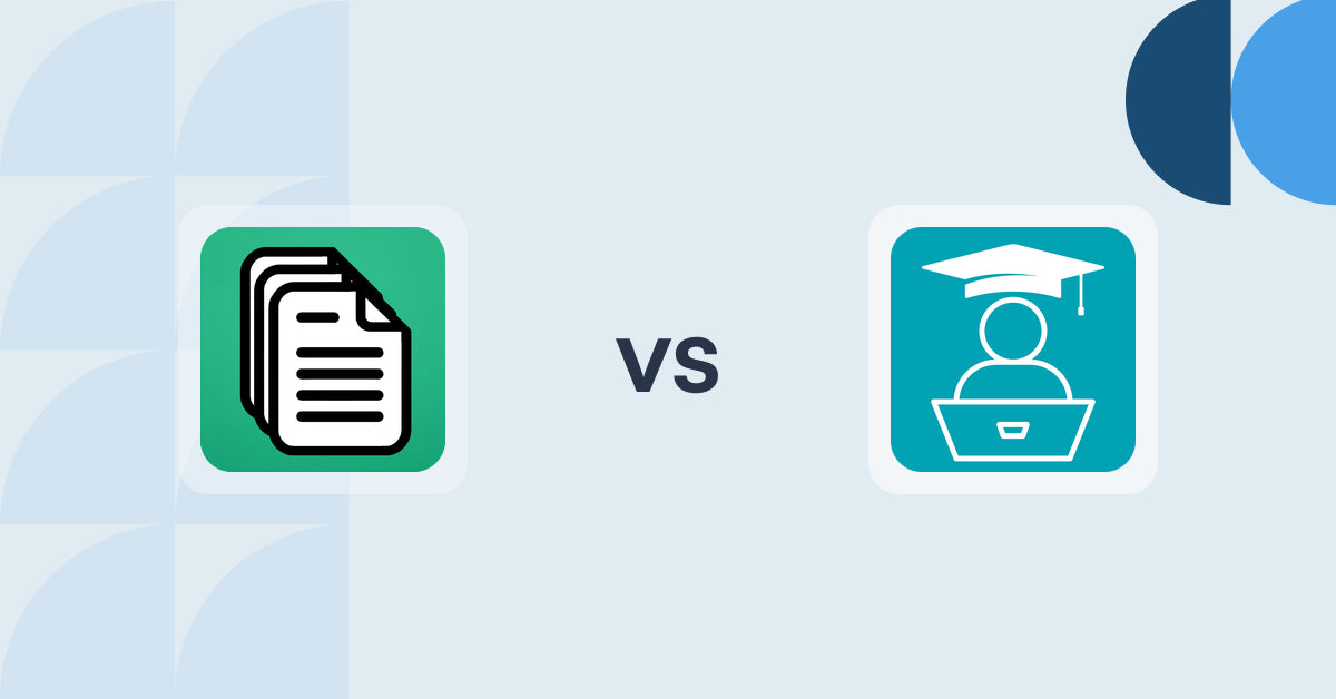 Shopify Digital Products Apps: OrderDocs Pro Print & Email vs LDT Online Courses