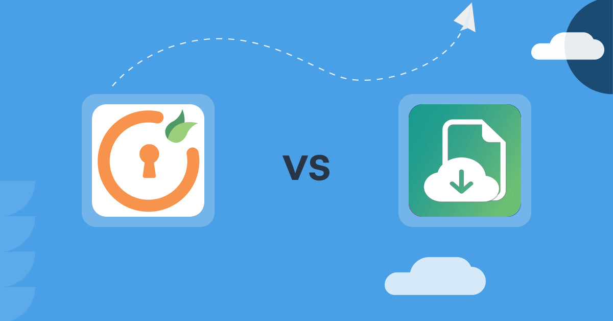 Shopify Digital products Apps: miniOrange: Course Builder vs Astronaut ‑ Digital downloads