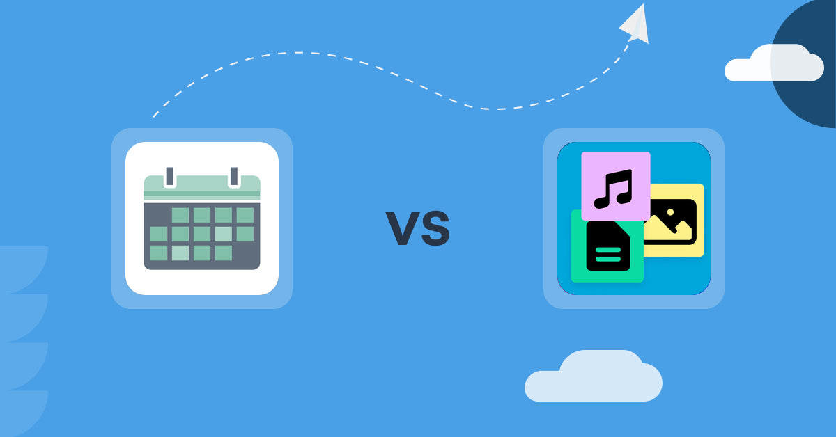 Shopify Digital Products Apps: Appointment Booking App ointo vs Digitally ‑ Digital Products