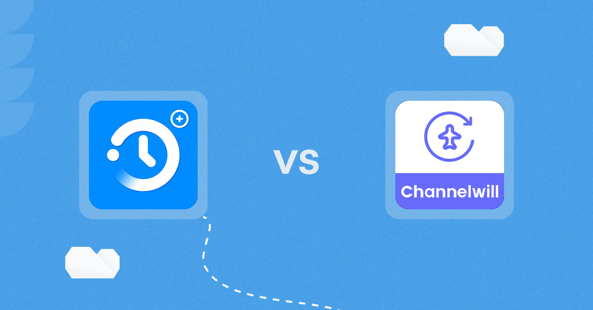 Shopify Digital Products Apps: Meety: Appointment Booking vs. Channelwill Upsell Cross Sell