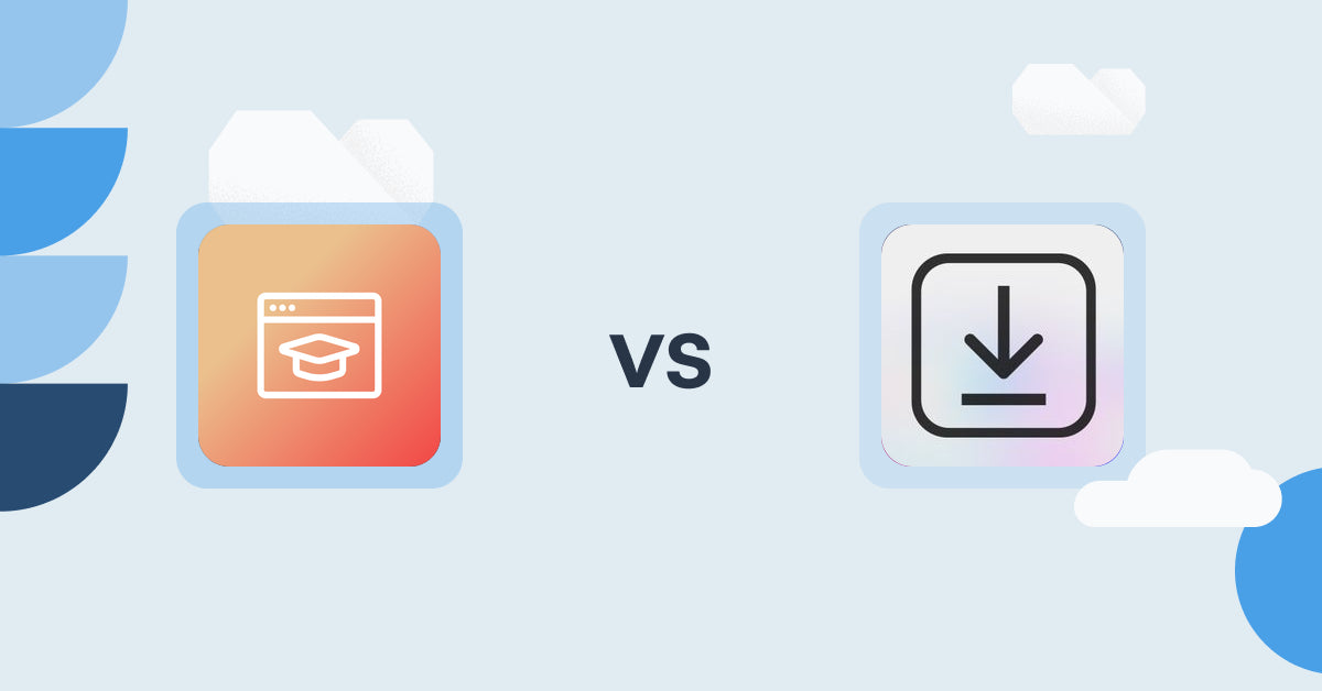 Shopify Digital Products Apps: Courses Plus vs. Linkcase ‑ Digital Products