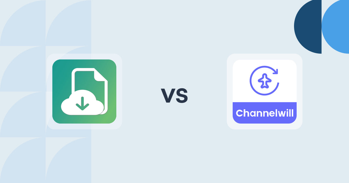 Shopify Digital Products Apps: Astronaut ‑ Digital Downloads vs. Channelwill Upsell Cross Sell