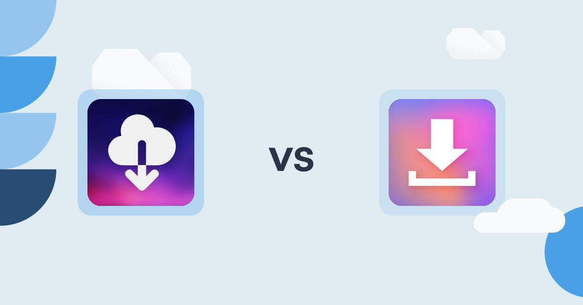 Shopify Digital Product Apps: Fileflare Digital Downloads vs Simply Digital Download