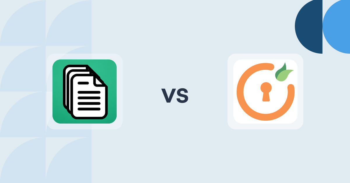 Shopify Digital Products Apps: OrderDocs Pro Print & Email vs miniOrange: Course Builder