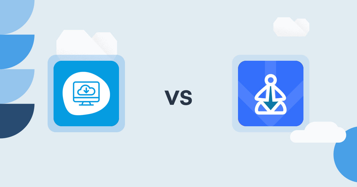 Shopify Digital Products Apps: Extendons Digital Downloads vs Digital Downloads ‑ Filemonk