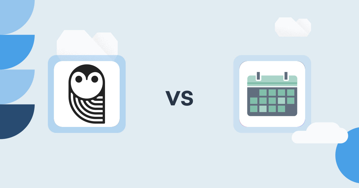 Shopify Digital Products Apps: SendOwl vs Appointment Booking App ointo