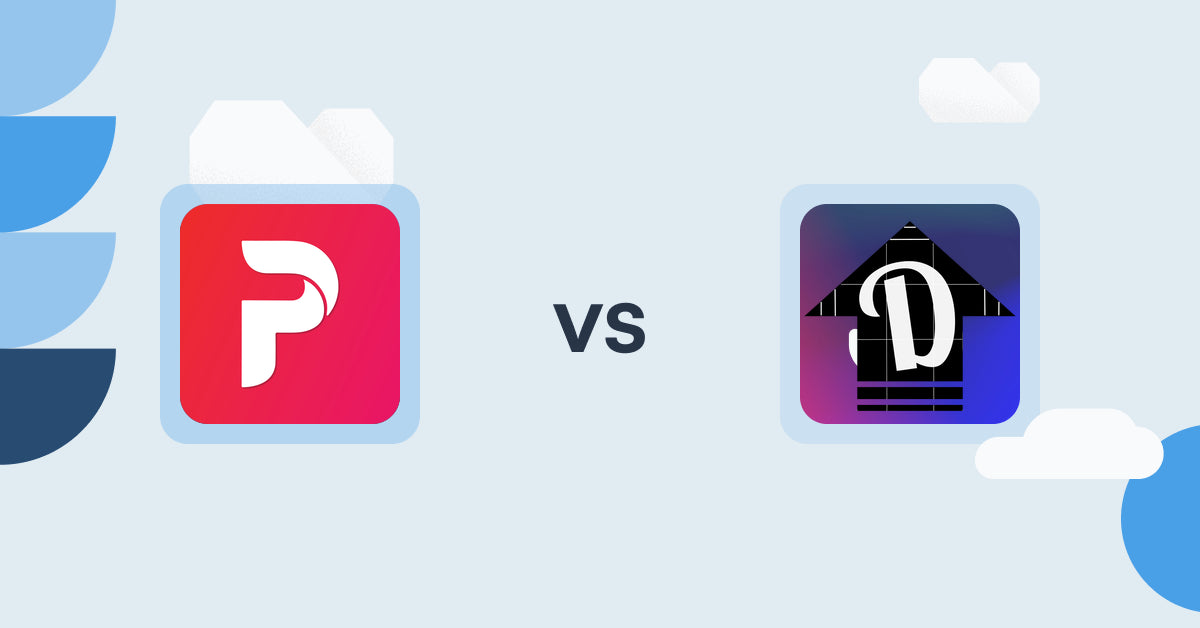 Shopify Digital Products Apps: Free Digital Download Pendora vs Digitload