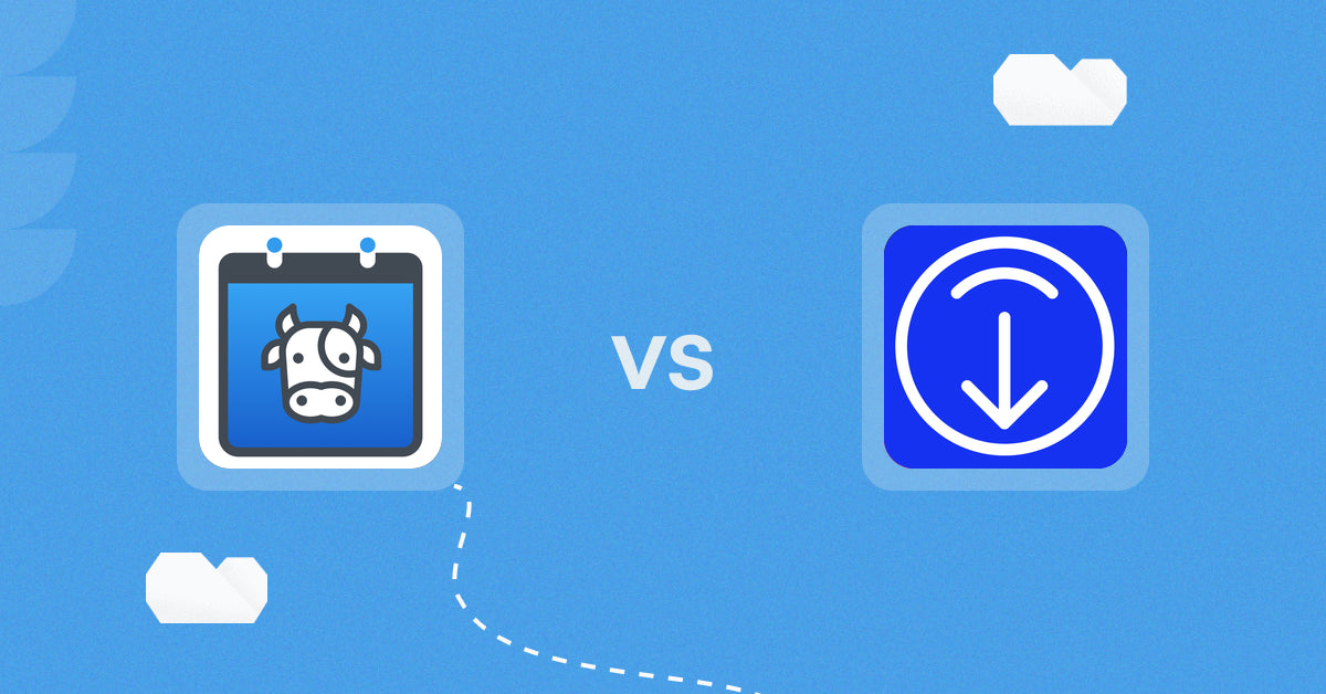 Shopify Digital Products Apps: Appointment Booking Cowlendar vs Digital Downloads - Digitalify