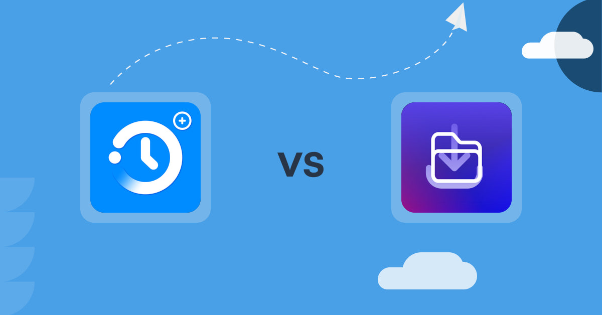 Shopify Digital Products Apps: Meety: Appointment Booking vs File Vault Pro