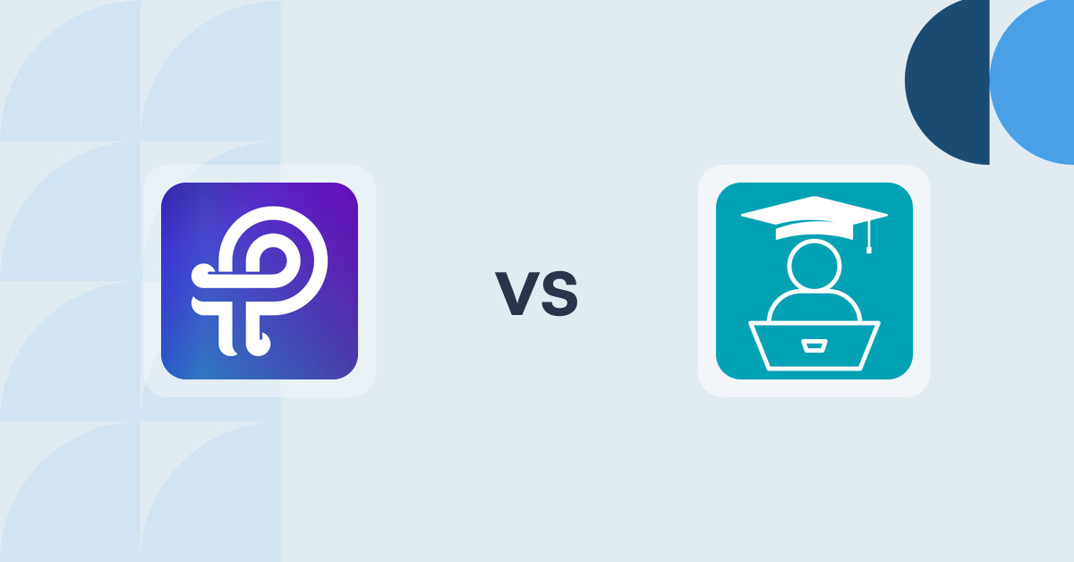 Shopify Digital Products Apps: Papertrell ‑ Digital Products vs LDT Online Courses