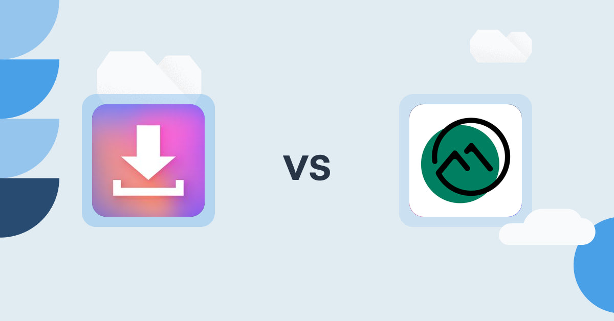 Shopify Digital Products Apps: Simply Digital Download vs F+2: Digital Downloads Pro