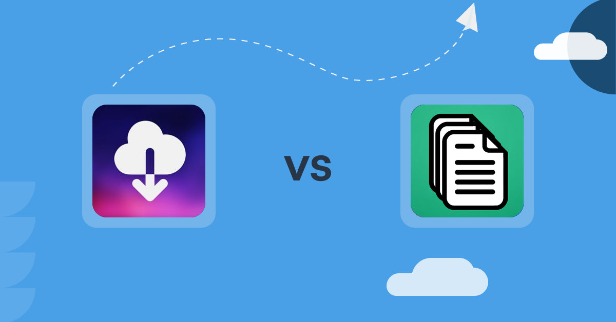 Shopify Digital Products Apps: Fileflare Digital Downloads vs OrderDocs Pro Print & Email