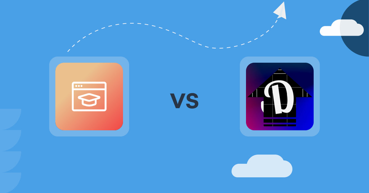 Shopify Digital Products Apps: Courses Plus vs Digitload