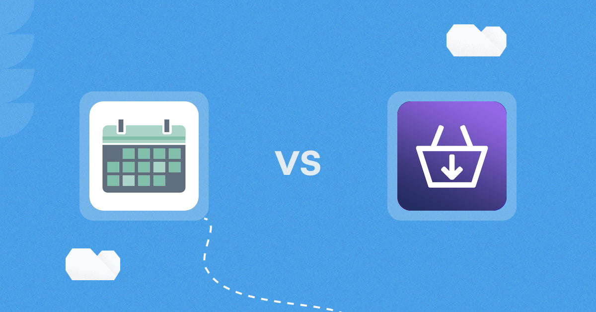 Shopify Digital Products Apps: Appointment Booking App ointo vs DigiCart