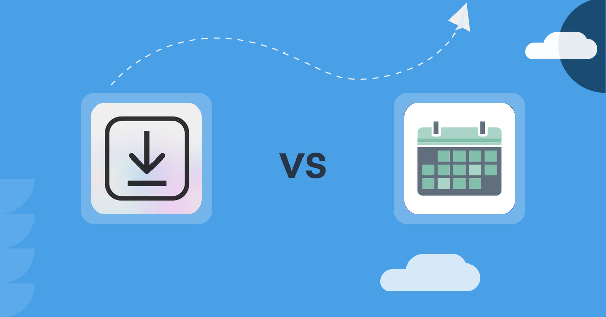 Shopify Digital Products Apps: Linkcase ‑ Digital Products vs Appointment Booking App ointo