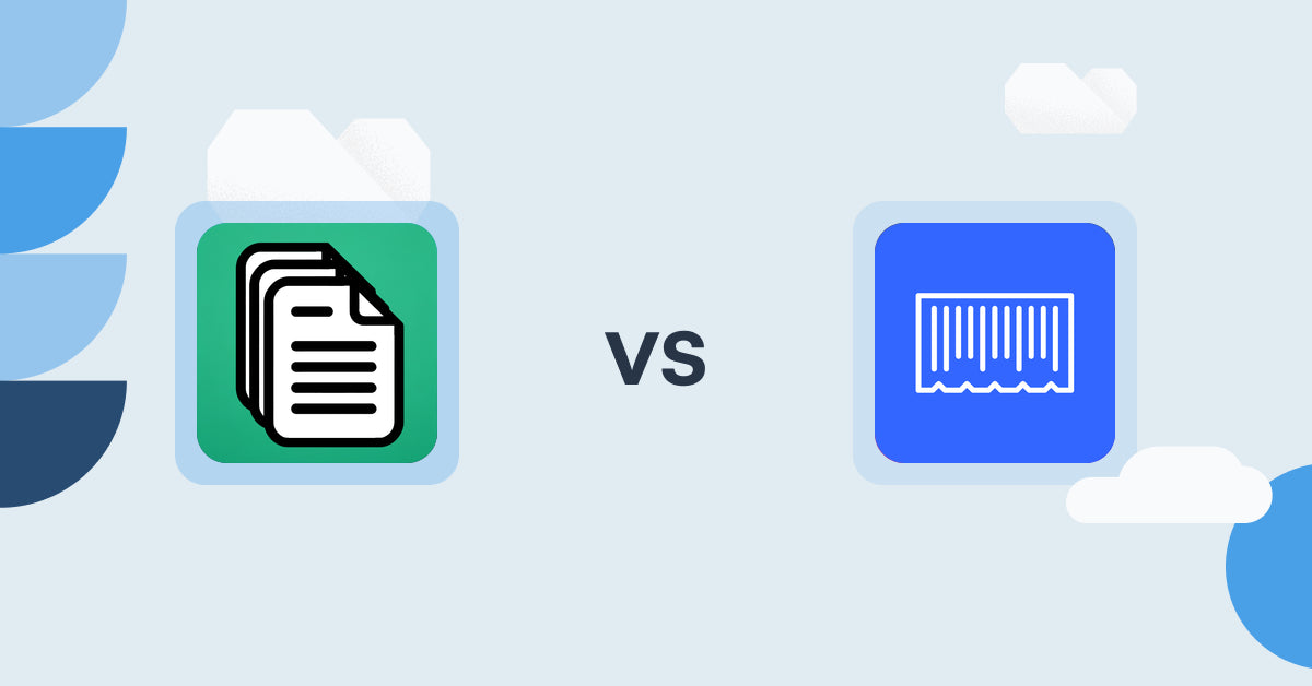 Shopify Digital Products Apps: OrderDocs Pro Print & Email vs. Palley: Sell Digital Codes