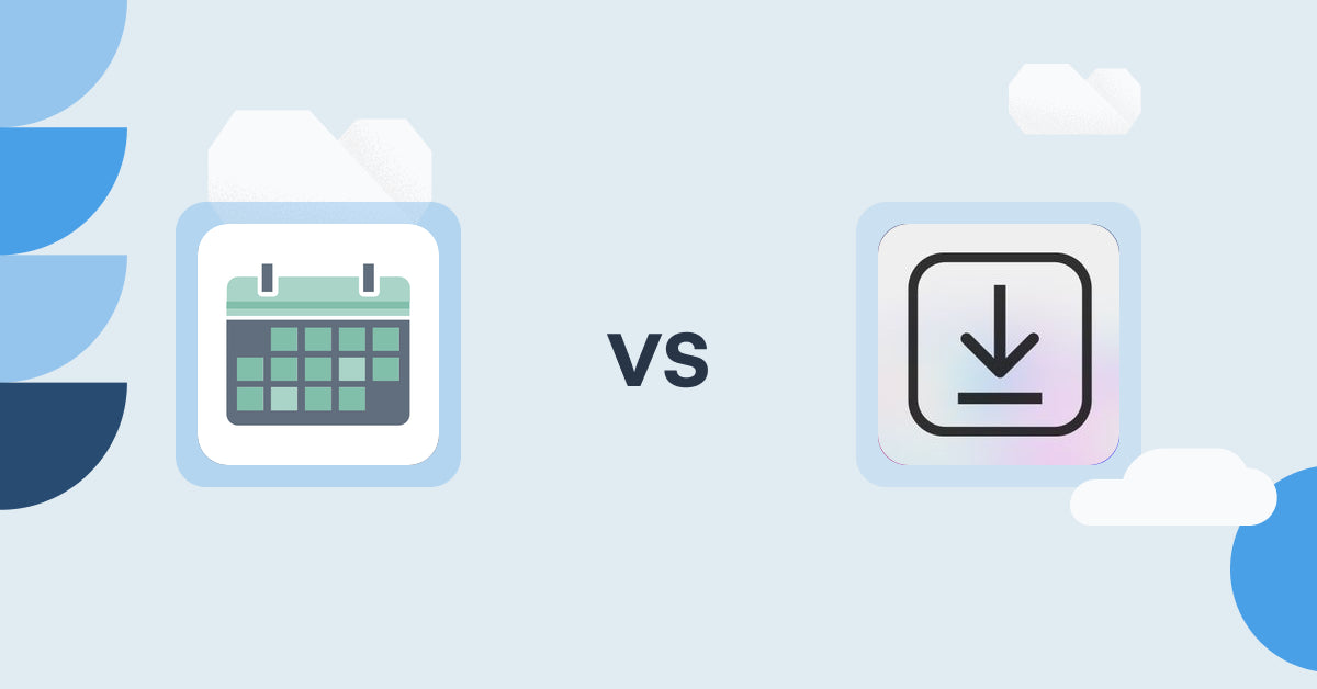 Shopify Digital Products Apps: Appointment Booking App ointo vs. Linkcase ‑ Digital Products