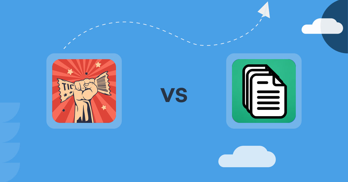 Shopify Digital Products Apps: Event Ticketing vs. OrderDocs Pro Print & Email