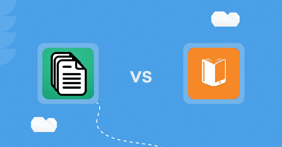 Shopify Digital Products Apps: OrderDocs Pro Print & Email vs VitalSource Digital Sync